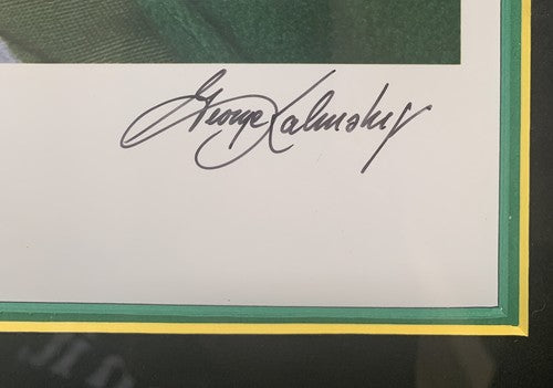 Bill Russell CELTICS Signed 16x20 KALINSKY Photo Framed  /150 Steiner COA