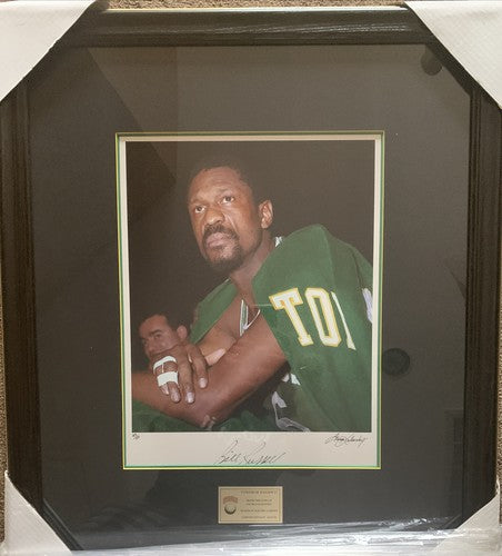 Bill Russell CELTICS Signed 16x20 KALINSKY Photo Framed  /150 Steiner COA