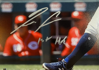 Ronald Acuna Braves Signed 16x20 Framed Photo 1st HR Autograph Mint JSA COA Roy
