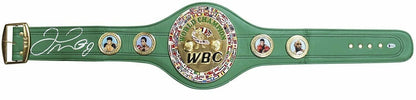 Floyd Mayweather signed Boxing Championship belt autograph BAS Beckett COA