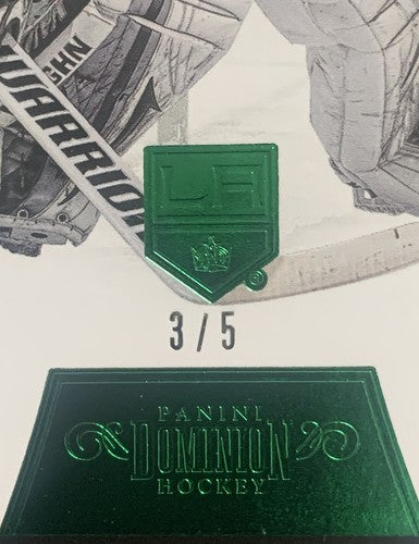 2012-13 Panini Dominion Emerald Jonathan Quick 3/5 Kings Goalie Nm Mint