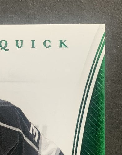 2012-13 Panini Dominion Emerald Jonathan Quick 3/5 Kings Goalie Nm Mint