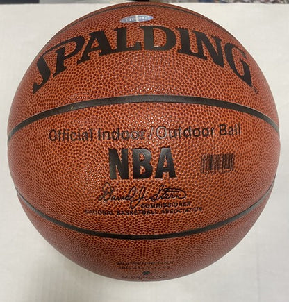 Stephon Marbury Signed NBA Spalding Basketball I/O Autograph Steiner Holo Knicks