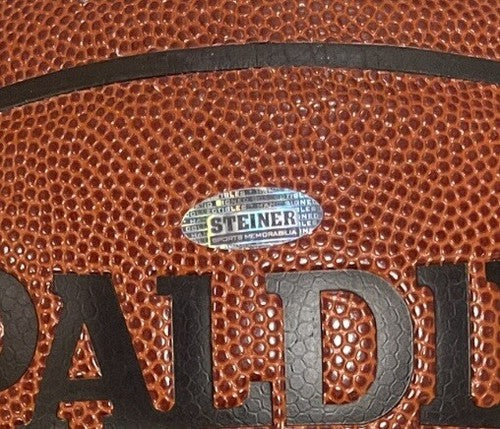 Stephon Marbury Signed NBA Spalding Basketball I/O Autograph Steiner Holo Knicks