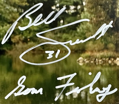 Billy Smith Signed 11x14 Framed Chair Photo Islanders Gone Fishing Auto Steiner