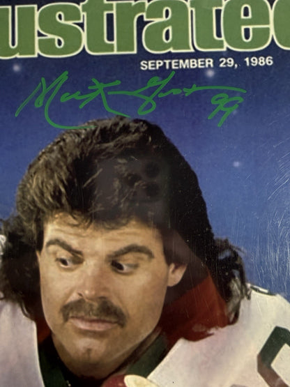 Lawrence Taylor Mark Gastineau Signed 16x20 Framed Photo SI 2 Auto Giants JSA