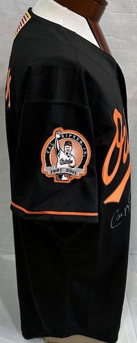 Cal Ripken Jr Signed 2001 Majestic Authentic Orioles Black Jersey Mint Auto MLB