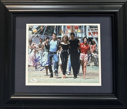 Olivia Newton John Travolta Signed 8x10 Framed Photo Grease Final Scene Auto JSA