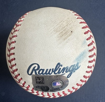 Kodai Senga Mets Signed GAME USED GHOST FORK Auto Pitched Baseball Mlb Bas Coa