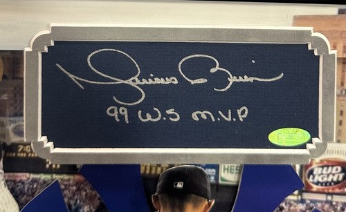Mariano Rivera Signed Framed Chit 3D Photo Collage Yankees WS MVP Auto Steiner