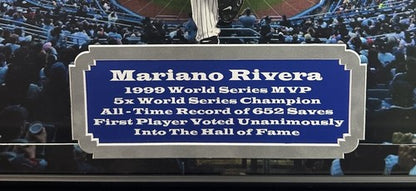 Mariano Rivera Signed Framed Chit 3D Photo Collage Yankees WS MVP Auto Steiner