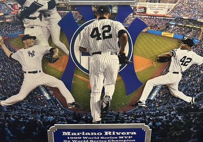 Mariano Rivera Signed Framed Chit 3D Photo Collage Yankees WS MVP Auto Steiner
