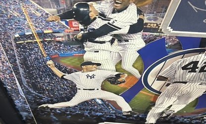 Mariano Rivera Signed Framed Chit 3D Photo Collage Yankees WS MVP Auto Steiner