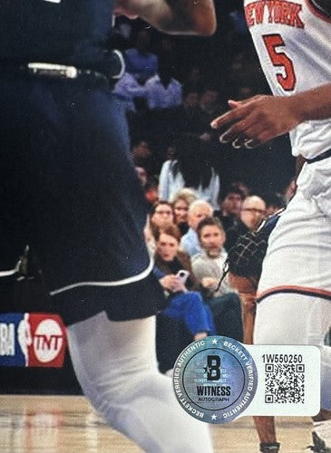 Donte Divincenzo Signed 8x10 Framed Photo Knicks Jump Shot Autograph BAS COA