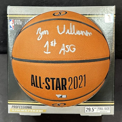 Zion Williamson Signed 1st ASG 2021 Basketball Auto Pelicans Fanatics With Case