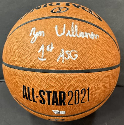 Zion Williamson Signed 1st ASG 2021 Basketball Auto Pelicans Fanatics With Case