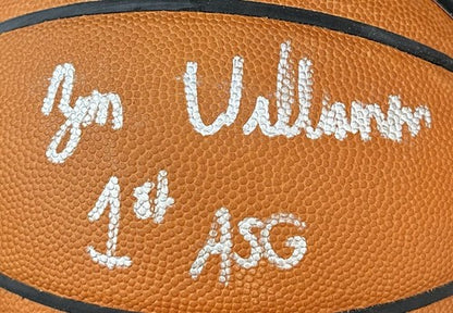 Zion Williamson Signed 1st ASG 2021 Basketball Auto Pelicans Fanatics With Case
