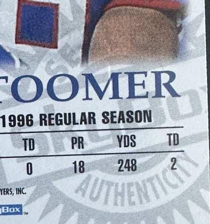 1997 Skybox Premium Autographics Amani Toomer Mint Auto /100 Ny Giants Signed