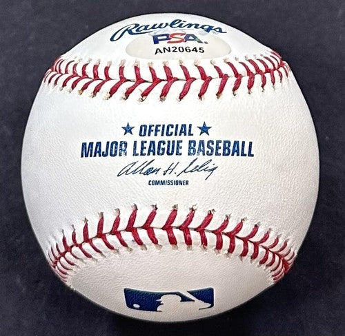 Josh Hamilton Signed Official MLB Baseball Vintage Early Auto Rangers PSA Coa