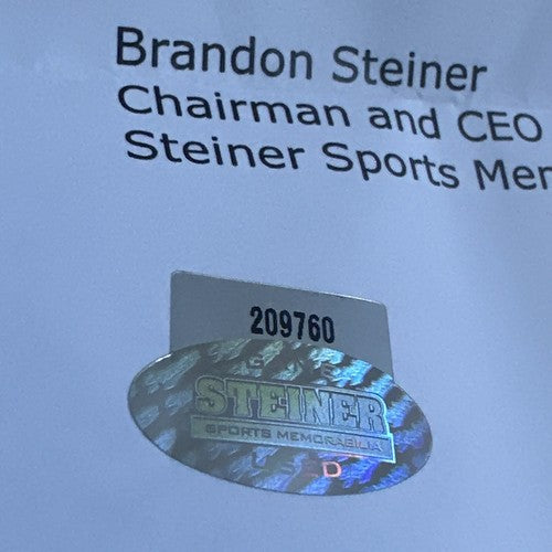NY Rangers vs Flyers Game Used Official Puck Msg  2014 Playoffs Steiner Coa