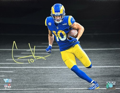 Cooper Kupp Signed 11x14 Framed Spotlight Photo LA Rams Auto SB MVP Fanatics COA