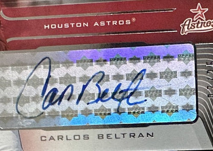 Carlos Beltran Signed 2004 Upper Deck Ultimate Collection Signatures Auto /25