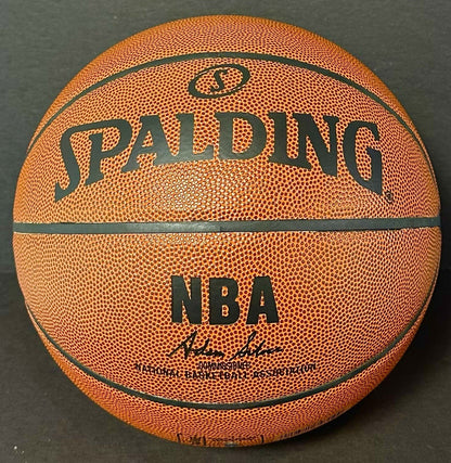 Klay Thompson Signed Spalding Basketball Warriors Record 73-9 Autograph LE COA