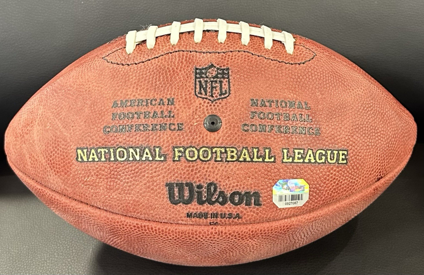 Ben Roethlisberger Signed Wilson Pro Duke Football Steelers Auto Fanatics COA