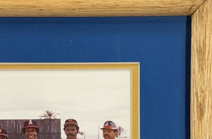 Angels Giants All Star Signed  Framed Photo Reggie Jackson Carew Auto HOF Coa