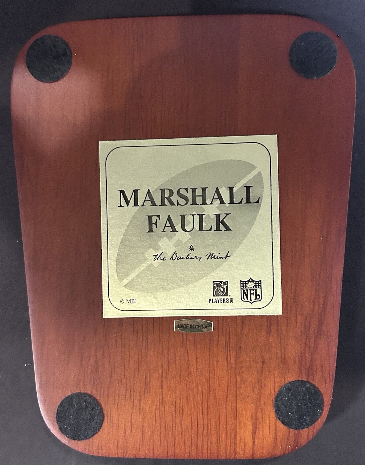 Danbury Mint  Los Angeles Rams Marshall Faulk Figurine Brand New In Box Nib HOF