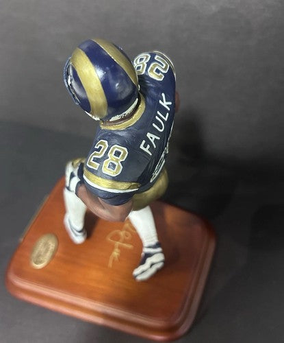 Danbury Mint  Los Angeles Rams Marshall Faulk Figurine Brand New In Box Nib HOF