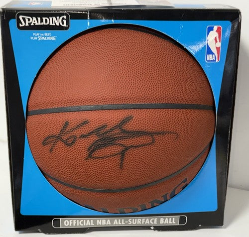 Kobe Bryant LA Lakers Signed NBA Spalding Basketball Rookie Auto PSA COA HOF