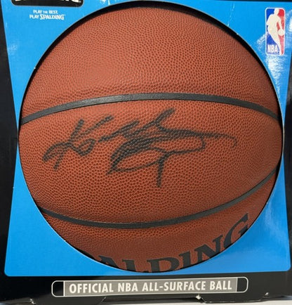 Kobe Bryant LA Lakers Signed NBA Spalding Basketball Rookie Auto PSA COA HOF