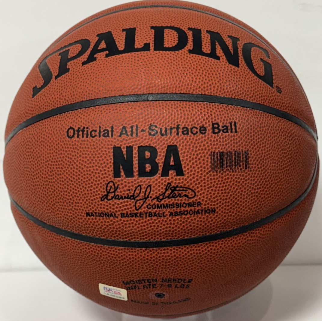 Kobe Bryant LA Lakers Signed NBA Spalding Basketball Rookie Auto PSA COA HOF