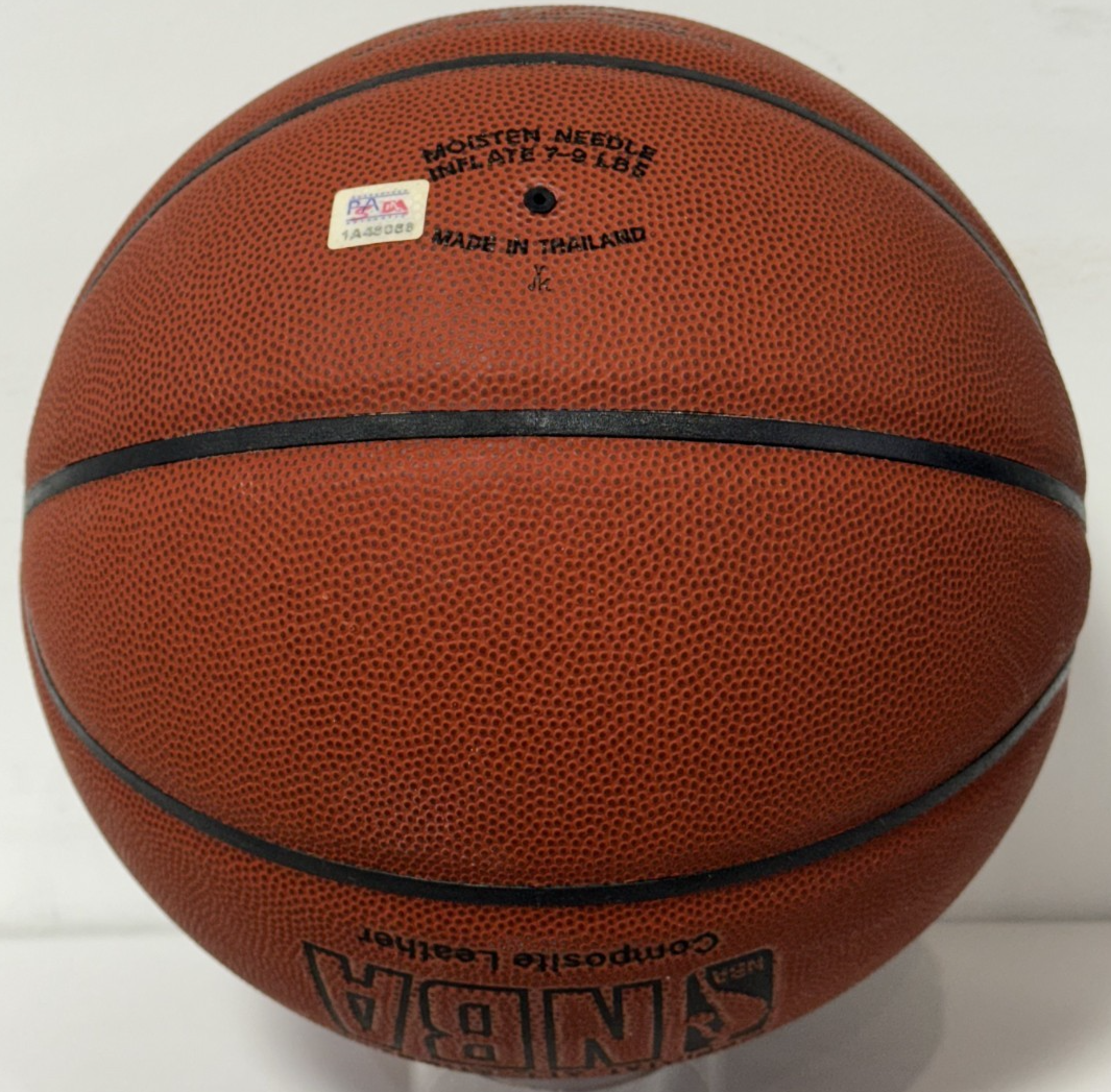 Kobe Bryant LA Lakers Signed NBA Spalding Basketball Rookie Auto PSA COA HOF