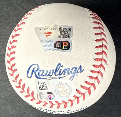Cam Schlittler Signed Official MLB Baseball NY Yankees Auto Fanatics & MLB COA