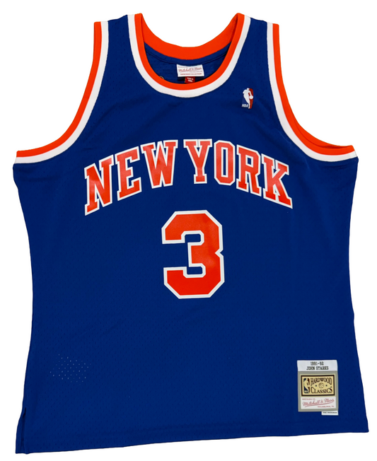 John Starks Knicks Mitchell Ness Hardwood Classics Authentic 1991 92 Jersey XL