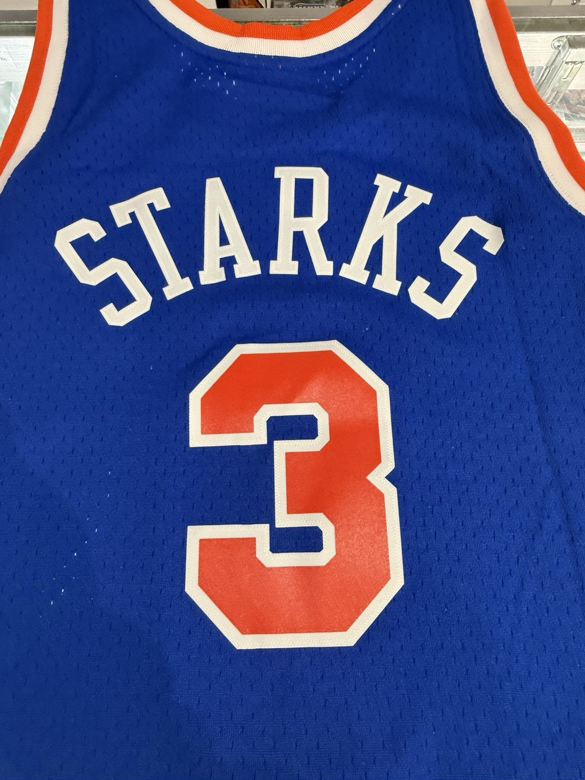 John Starks Knicks Mitchell Ness Hardwood Classics Authentic 1991 92 Jersey XL