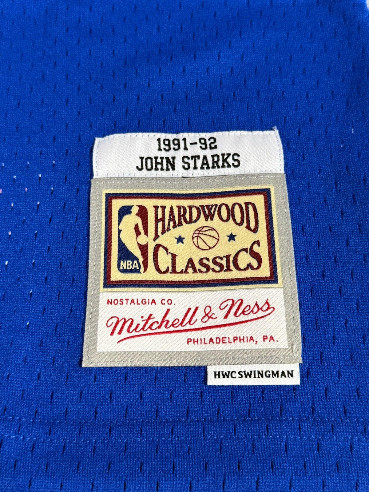 John Starks Knicks Mitchell Ness Hardwood Classics Authentic 1991 92 Jersey XL