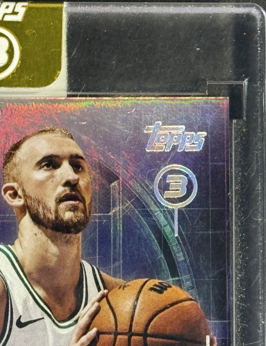 2026 Topps 3 Sam Hauser Remarkable Auto /49 #RM-SH Boston Celtics Mint Encased