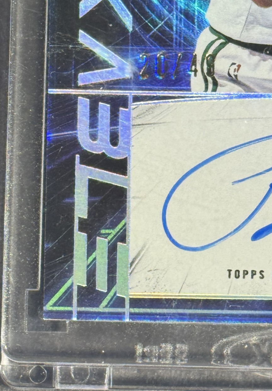2026 Topps 3 Sam Hauser Remarkable Auto /49 #RM-SH Boston Celtics Mint Encased