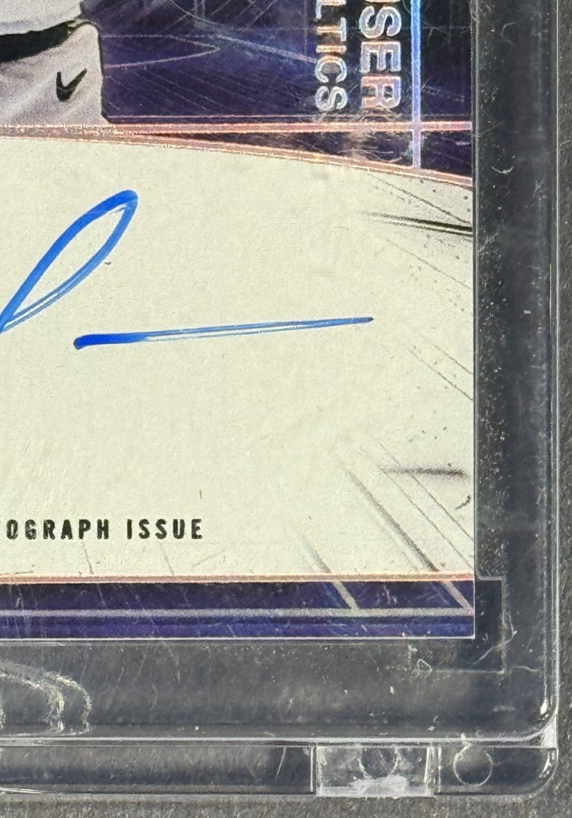 2026 Topps 3 Sam Hauser Remarkable Auto /49 #RM-SH Boston Celtics Mint Encased