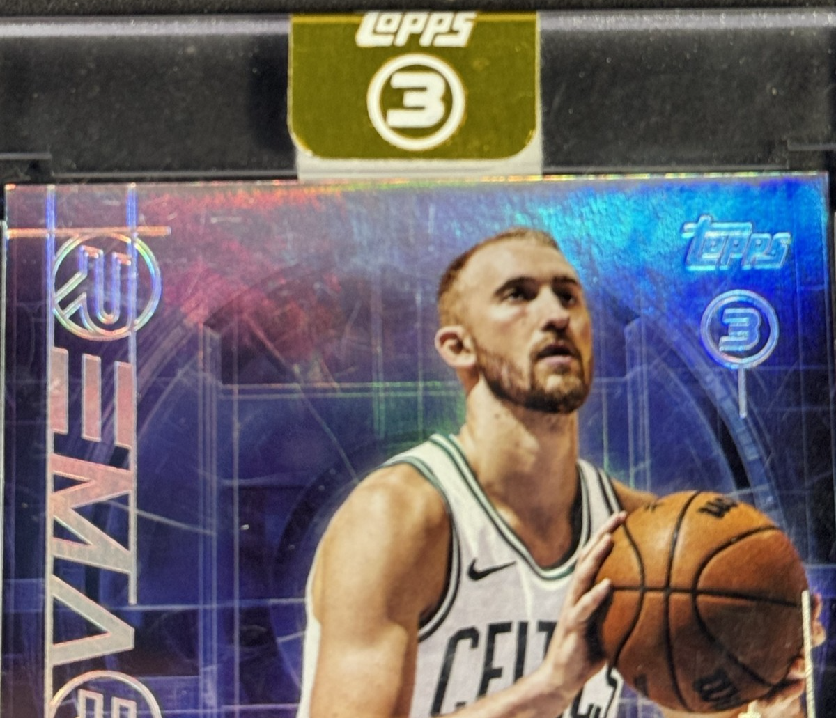 2026 Topps 3 Sam Hauser Remarkable Auto /49 #RM-SH Boston Celtics Mint Encased