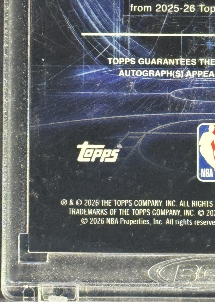 2026 Topps 3 Sam Hauser Remarkable Auto /49 #RM-SH Boston Celtics Mint Encased