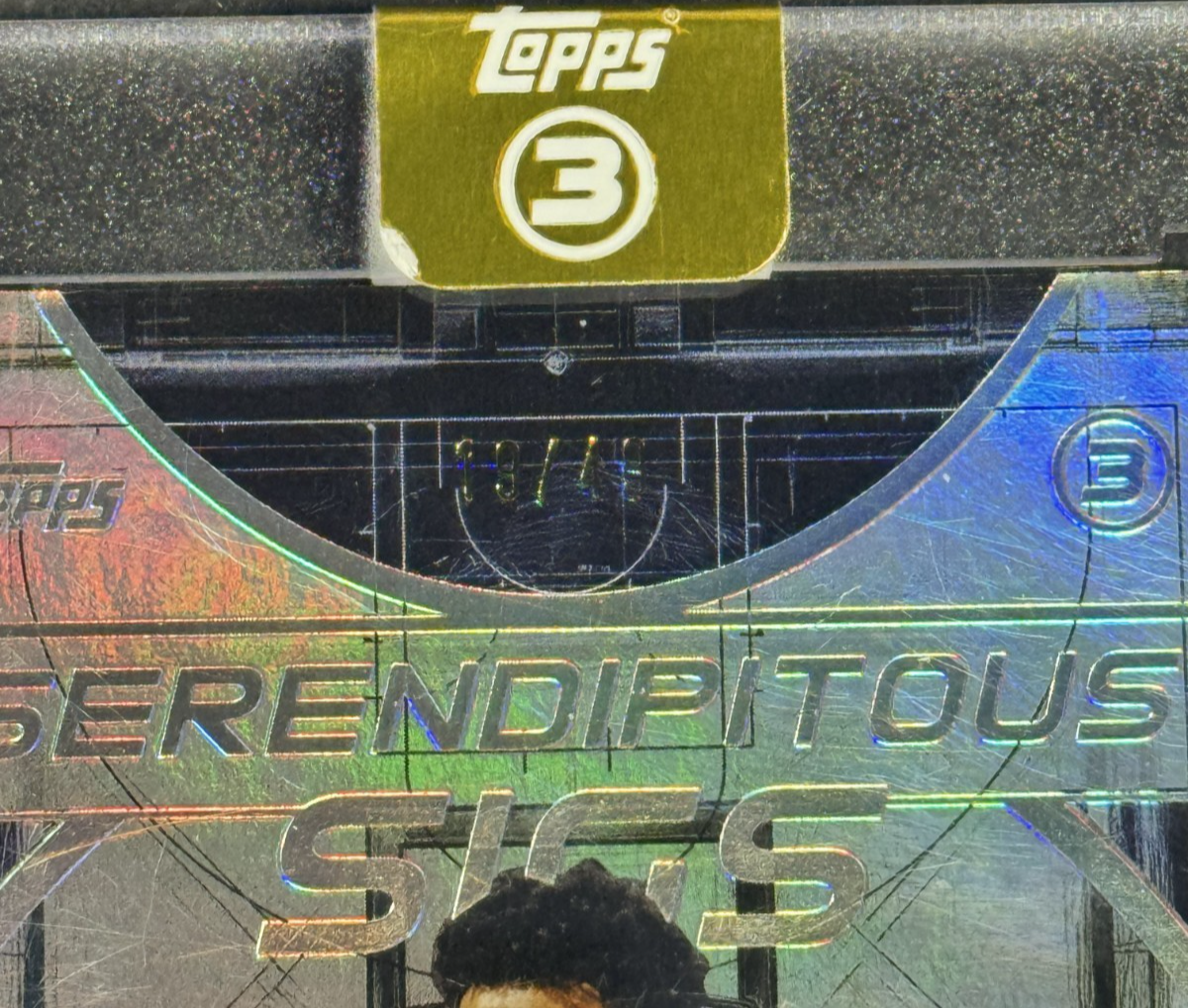 2025 Topps 3 Jamal Murray Serendipitous Sigs Mint Auto /49 Encased Nuggets