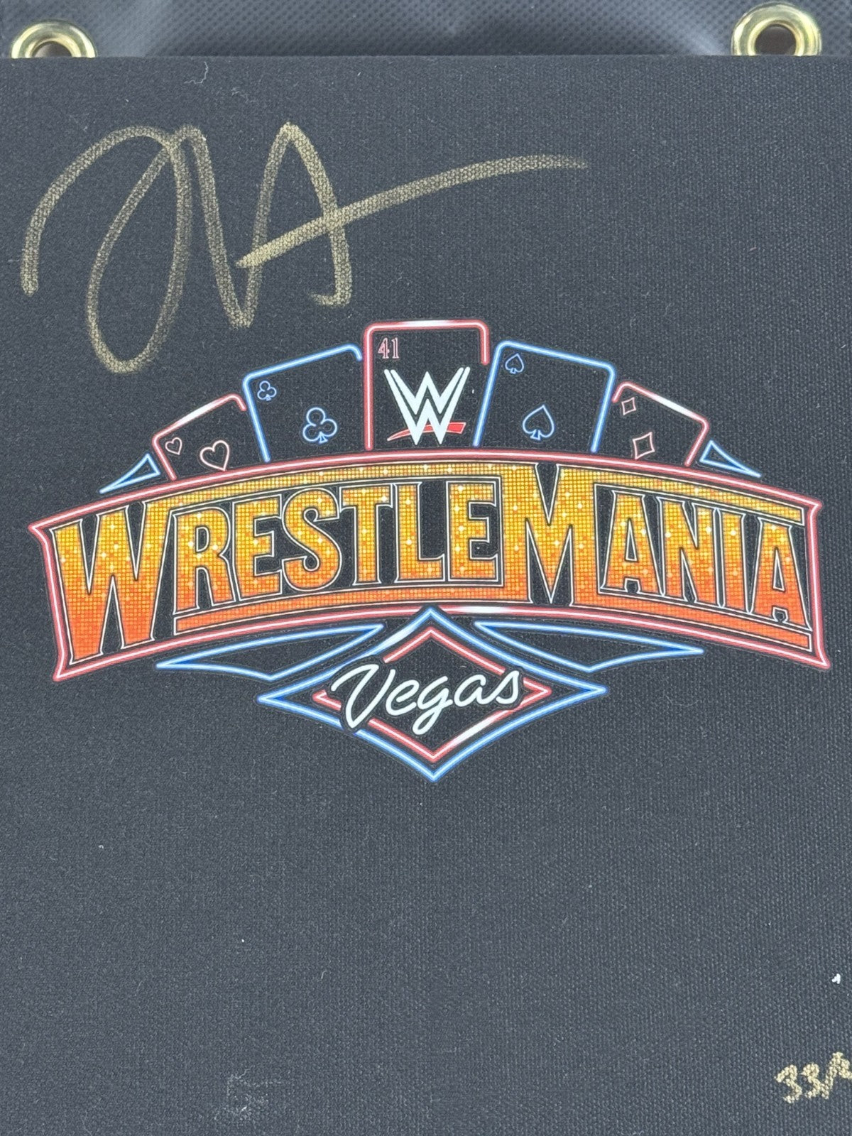 Jey Uso Signed Wrestlemania 41 Turnbuckle LE /41 Auto Fanatics WWE Under Wraps