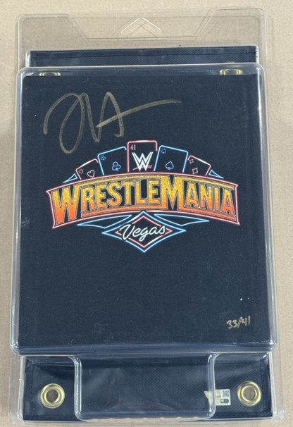 Jey Uso Signed Wrestlemania 41 Turnbuckle LE /41 Auto Fanatics WWE Under Wraps