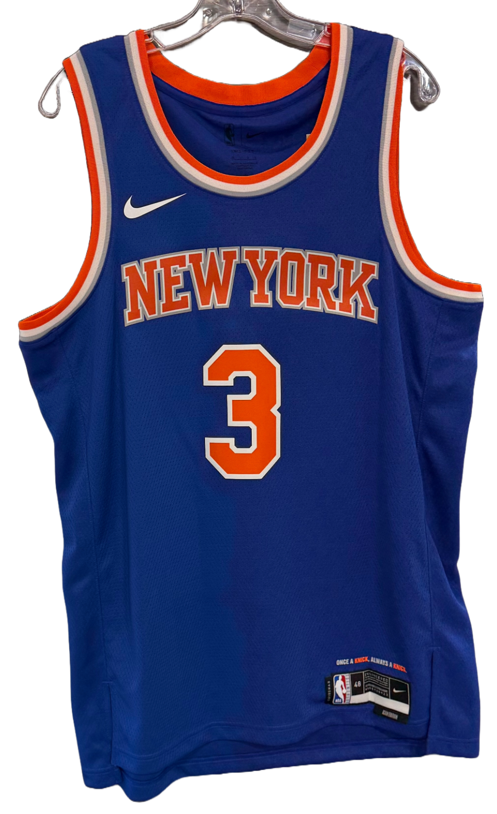 Josh Hart Signed NY Knicks Nike Jersey NY Forever Mint Auto Fanatics COA