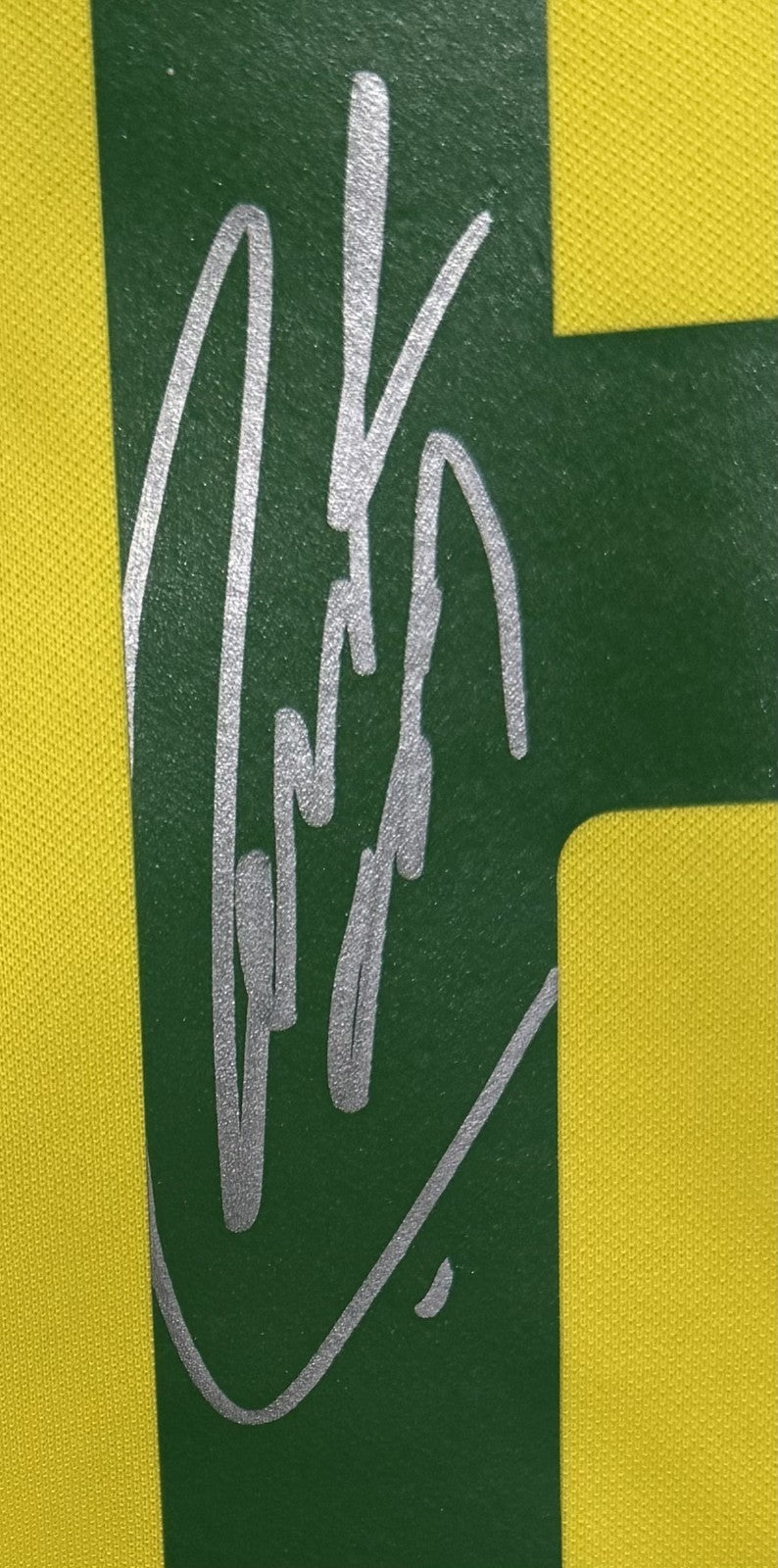 Roberto Carlos Signed Nike  #6 Brazil National Team Soccer Jersey Auto BAS COA