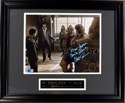 Chazz Palminteri Signed 11x14 Framed Photo Now Youse Can't Leave Auto BAS COA